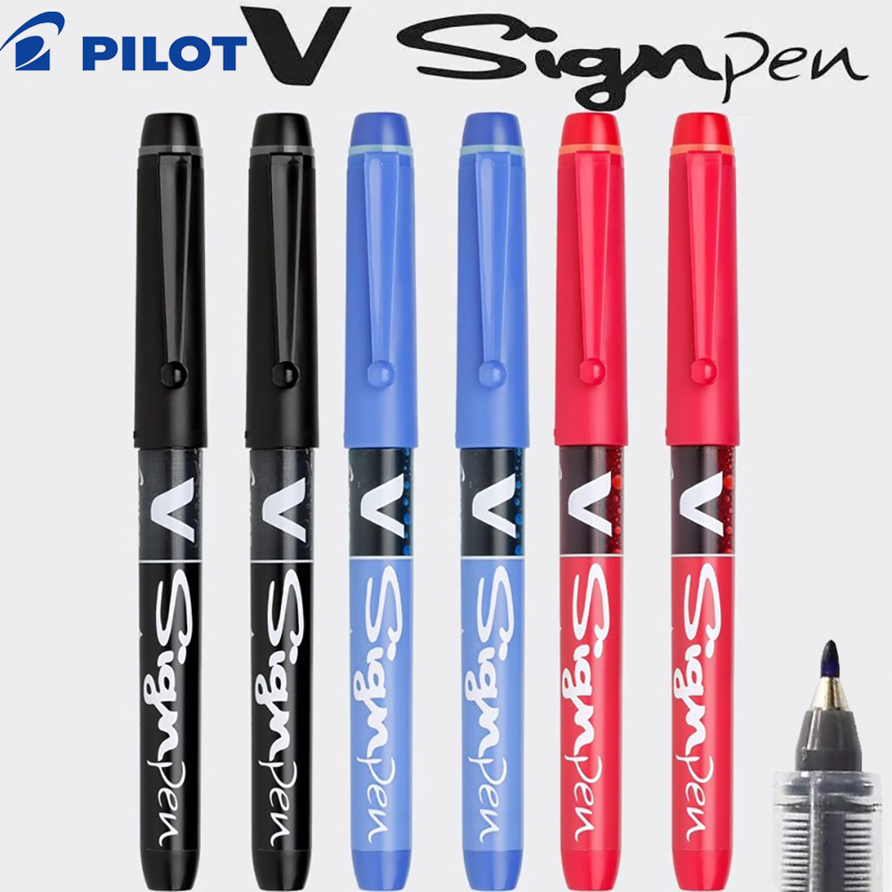 Pilot Pen G2 - パイロット-日本のジェルペン、SW-VSP、大容量、スケッチデザイン、vサインペン、ビジネス事務用品、画材、1.0mm、3個