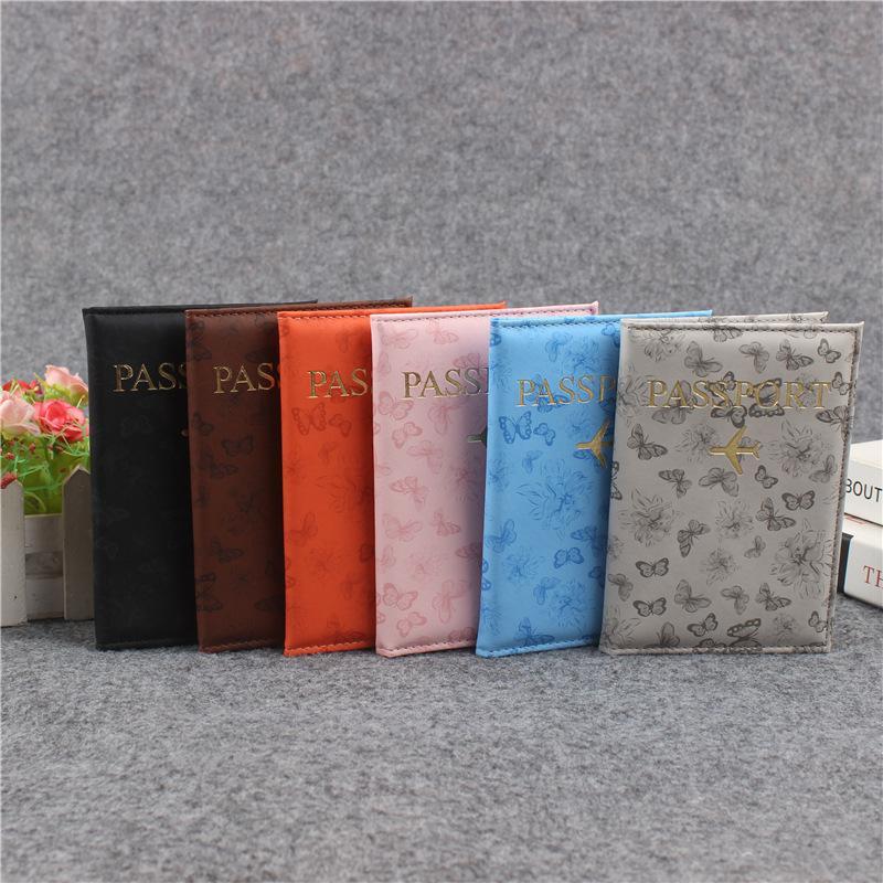 Index Card Holder - PUレザー製パスポートカバー（男女兼用）- 保護カードホルダー、IDドキュメントカバー、世界旅行用パスポートケース