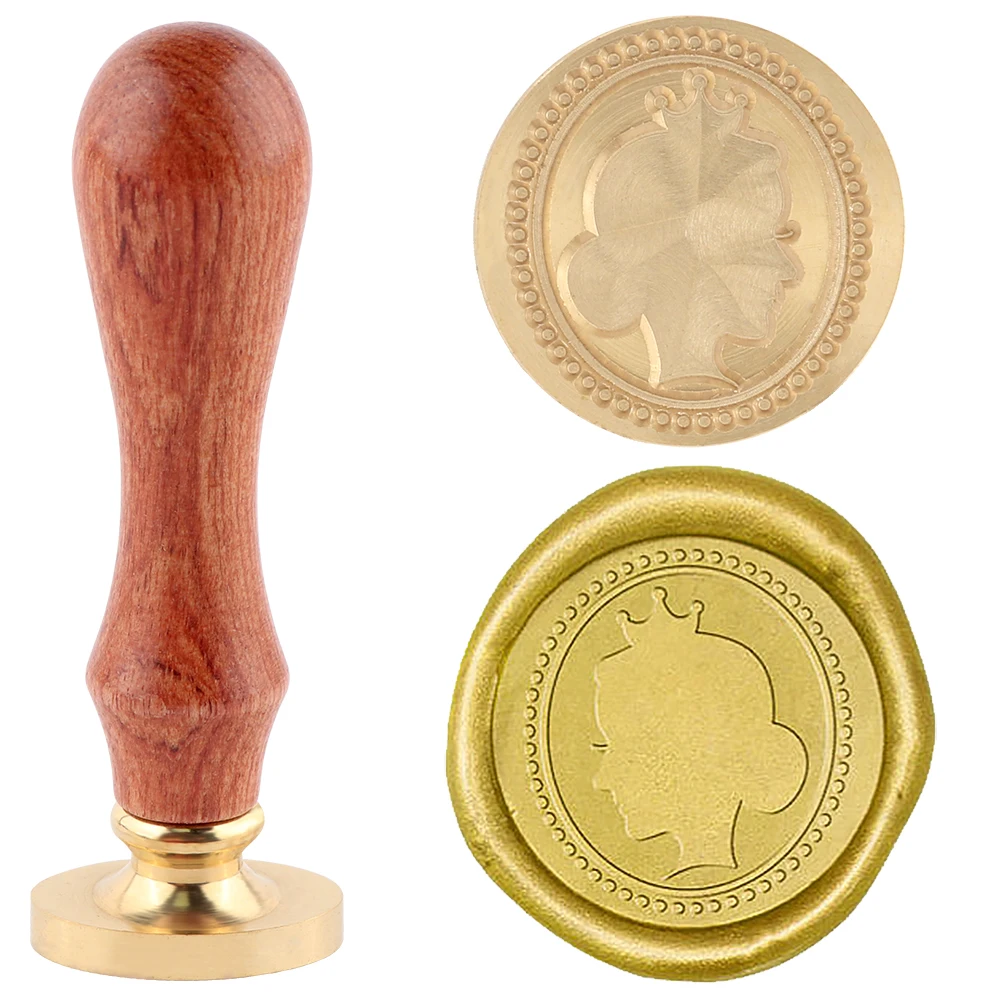 ワックスシールスタンプセット、取り外し可能な丸型真鍮スタンプ - Wax Seal Stamp Set のレビューと価格