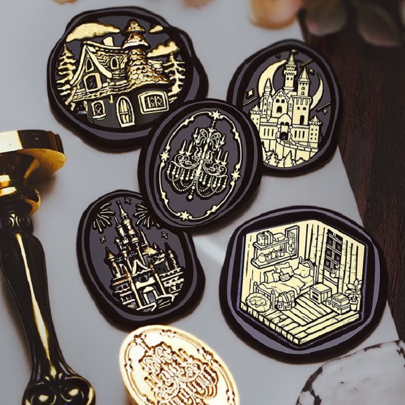 ワックスシールスタンプ ヴィンテージ ハロウィン パーソナラ - Wax Seal Stamp Set のレビューと価格