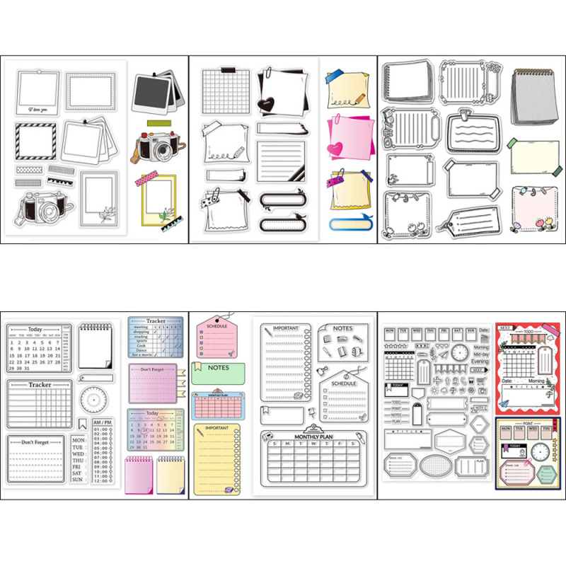 月間カレンダープランナー To Do リストノートフレームボ - Rubber Date Stamp のレビューと価格