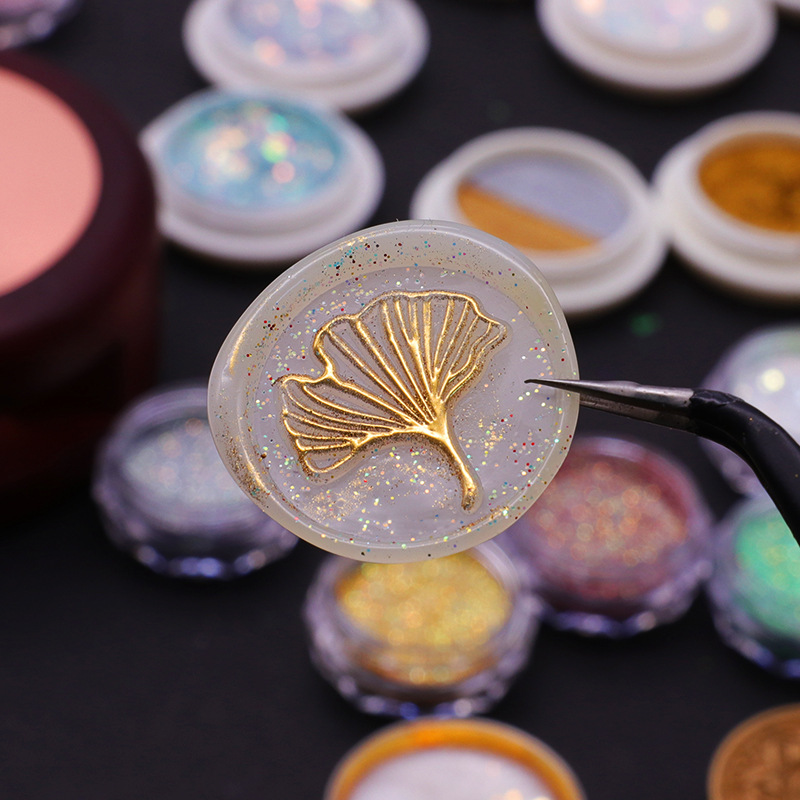 スクラップブッキング用の金型ワックスシール,18色,クリーム - Wax Seal Stamp Set のレビューと価格
