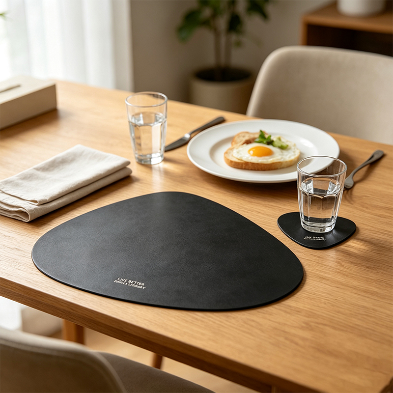 2/4/8/12個入り、拭き取り可能な滑り止め加工を施した涙 - Leather Desk Pad のレビューと価格