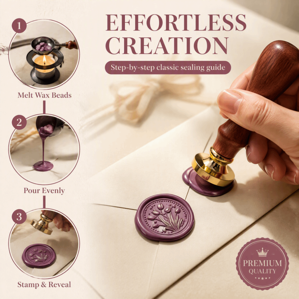 20個入り/セット 亜鉛合金製 ウェックスシールスタンプセッ - Wax Seal Stamp Set のレビューと価格