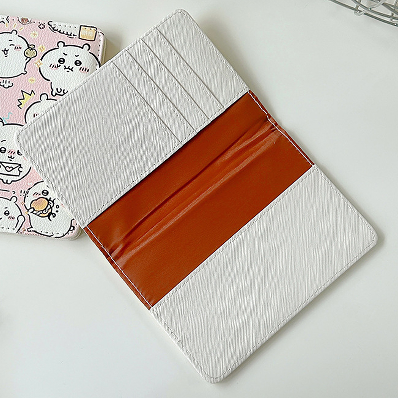 かわいいパンダパスポートカバー少女漫画ピンククマ銀行クレジッ - Index Card Holder のレビューと価格